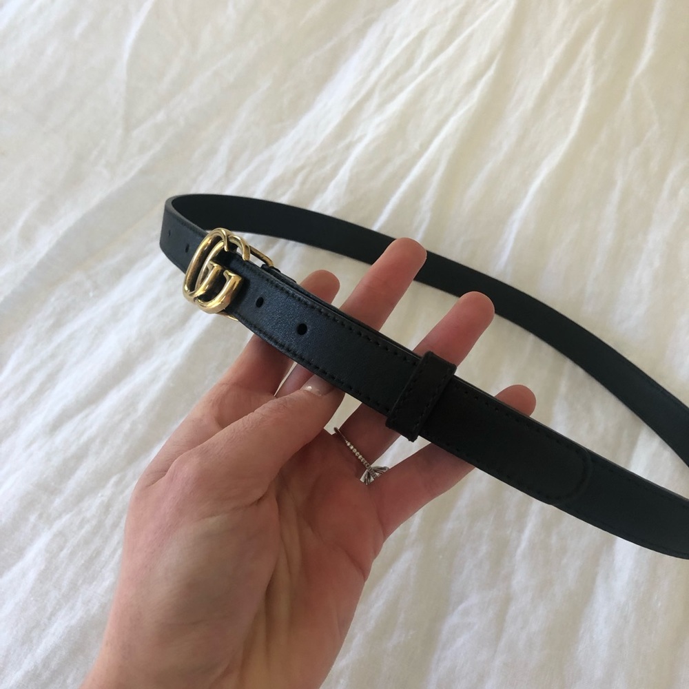 Gucci Belt with Double G in Black - Picture 9 of 11